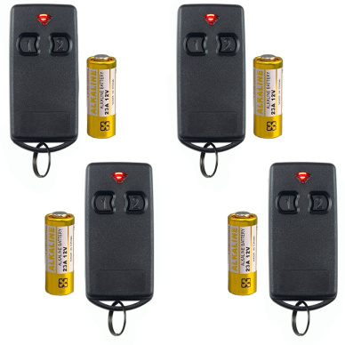 kit 4 Controle De Port�o Eletr�nico Alarme 2 Teclas Pilha 299mhz