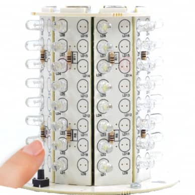 Reposi��o para Giroflex Giroled sinalizador interno com 64 leds 110vca 220vca bivolt led branco
