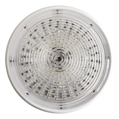 lumin�ria redonda 180 leds 12v led branco