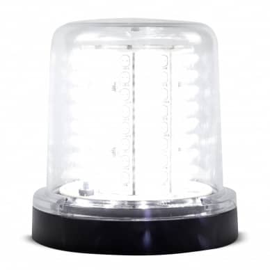 Giroled Giroflex redondo fixa��o por parafusos 64 leds 12vcc 24vcc branco