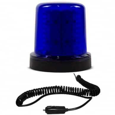 Giroled Giroflex redondo im� e plug 128 leds 12vcc 24vcc azul