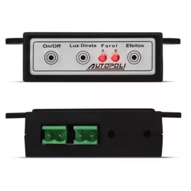 Central Comando Efeitos Estrobo Led Autopoli 12v 24v