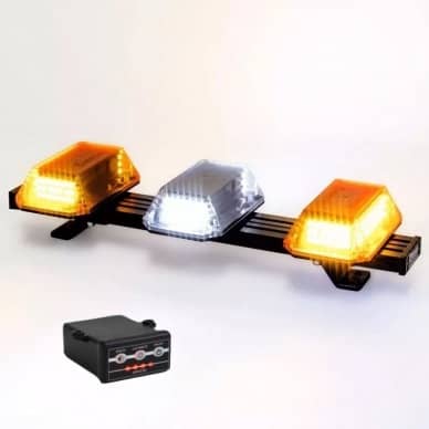 Giroled giroflex sinalizador barra 60cm c�pula 12v 24v bicolor