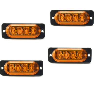 4 Sinaleira Lanterna 12v ou 24v Led SMD Laranja �mbar 2w