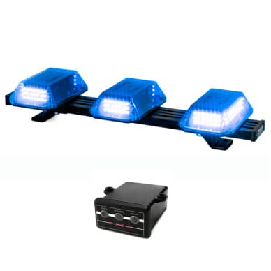 Giroled giroflex sinalizador barra 60cm c�pula 12v 24v azul
