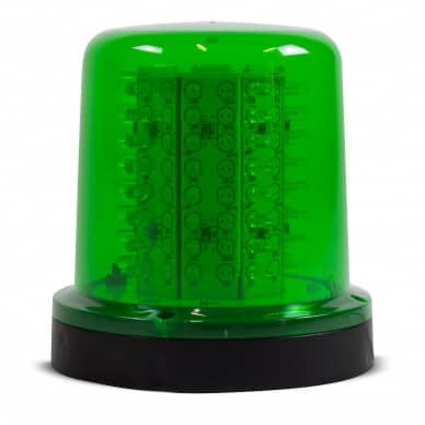 Giroled Giroflex redondo verde com fixa��o por parafusos com 128 leds bivolt 110/220v