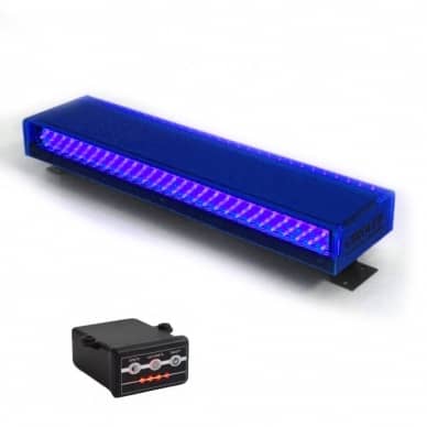 Giroled giroflex sinalizador barra 60cm 12v 24v azul