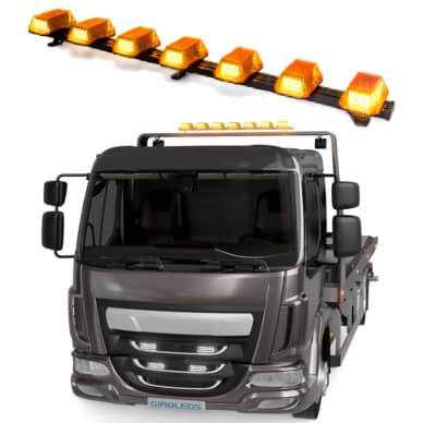 Giroflex 1.50mt 7 c�pulas 354 leds 12vcc 24vcc �mbar