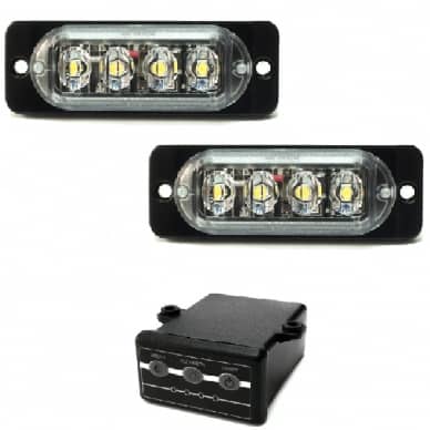 Estrobo Led branco SMD alta visualiza��o efeitos