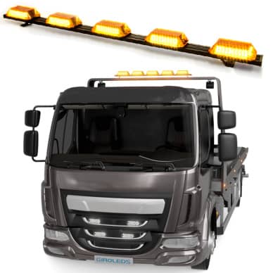 Giroflex 1.50mt 5 c�pulas 324 leds 12vcc 24vcc �mbar