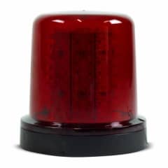 Giroled Giroflex redondo fixa��o por parafusos 64 leds 12vcc 24vcc vermelho