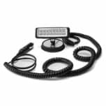 Extens�o de luz pendente base imantada com plug 12v ou 24v