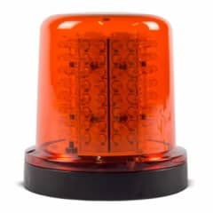 Giroled Giroflex redondo fixa��o por parafusos 128 leds 12vcc 24vcc �mbar