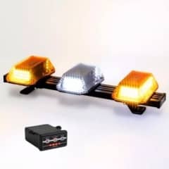 Giroled giroflex sinalizador barra 60cm c�pula 12v 24v bicolor