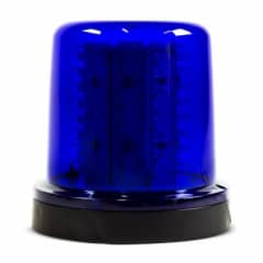 Giroled Giroflex redondo fixa��o por parafusos 64 leds 12vcc 24vcc azul