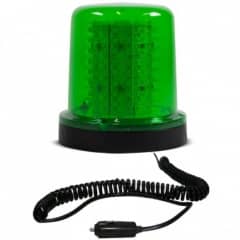 Giroled Giroflex redondo im� e plug 64 leds 12vcc 24vcc verde