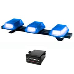 Giroled giroflex sinalizador barra 60cm c�pula 12v 24v azul