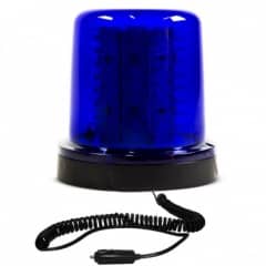 Giroled Giroflex redondo im� e plug 64 leds 12vcc 24vcc azul