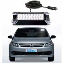 Estrobo Interno Para brisa Flash Branco 12/24V