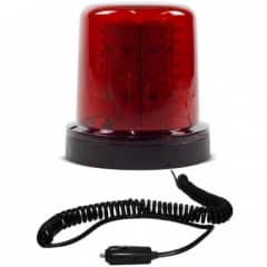 Giroled Giroflex redondo im� e plug 128 leds 12vcc 24vcc vermelho