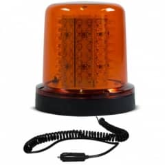 Giroled Giroflex redondo im� e plug 64 leds 12vcc 24vcc vermelho