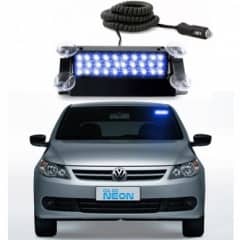 Estrobo Interno Para brisa Flash Azul 12/24V
