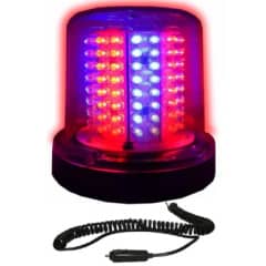 Giroled Giroflex redondo im� e plug 128 leds 12vcc azul vermelho