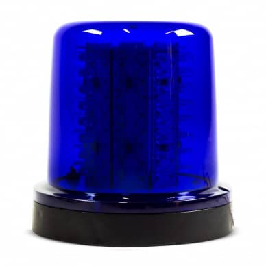 Giroled Giroflex redondo azul com fixa��o por parafusos com 64 leds bivolt 110/220v